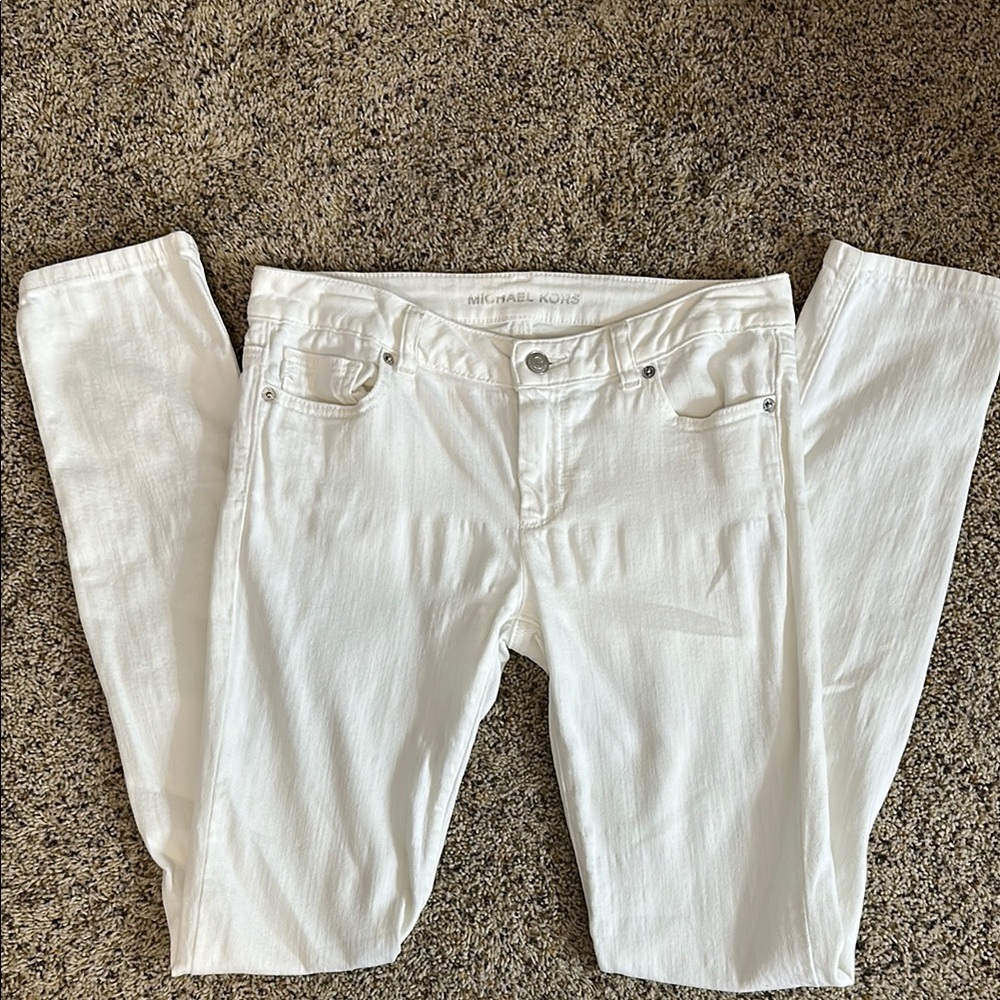 Michael Kors White Skinny Jeans